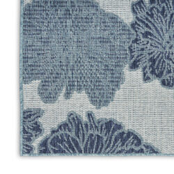 Alternative view of Nourison Garden Oasis GOA04 Blue Area Rug