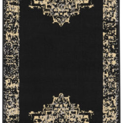 Nourison Grafix GRF14 Black Area Rug