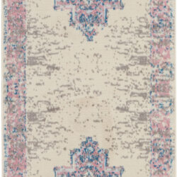 Nourison Grafix GRF14 Ivory Pink Area Rug