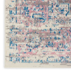 Alternative view of Nourison Grafix GRF14 Ivory Pink Area Rug
