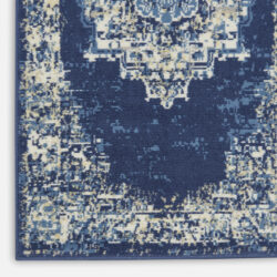 Alternative view of Nourison Grafix GRF14 Navy Blue Area Rug