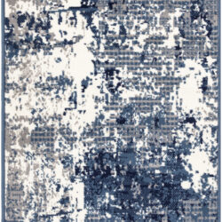 Nourison Grafix GRF38 Navy Blue Area Rug