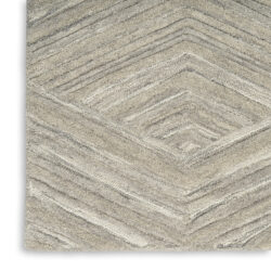 Alternative view of Nourison Graceful GRU03 Grey Area Rug