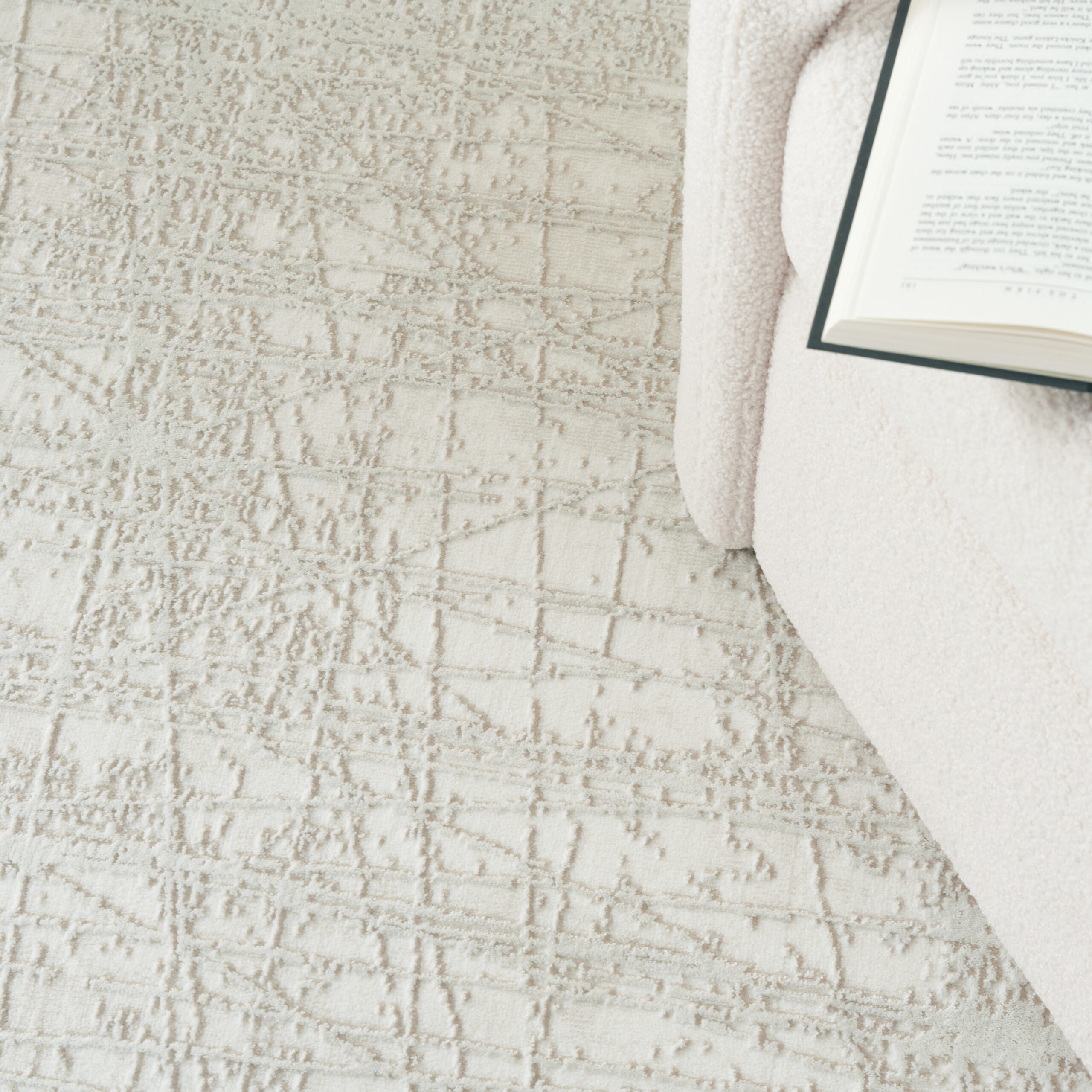 Nourison Home Texture HMT02 Ivory Grey Area Rug - Image 6