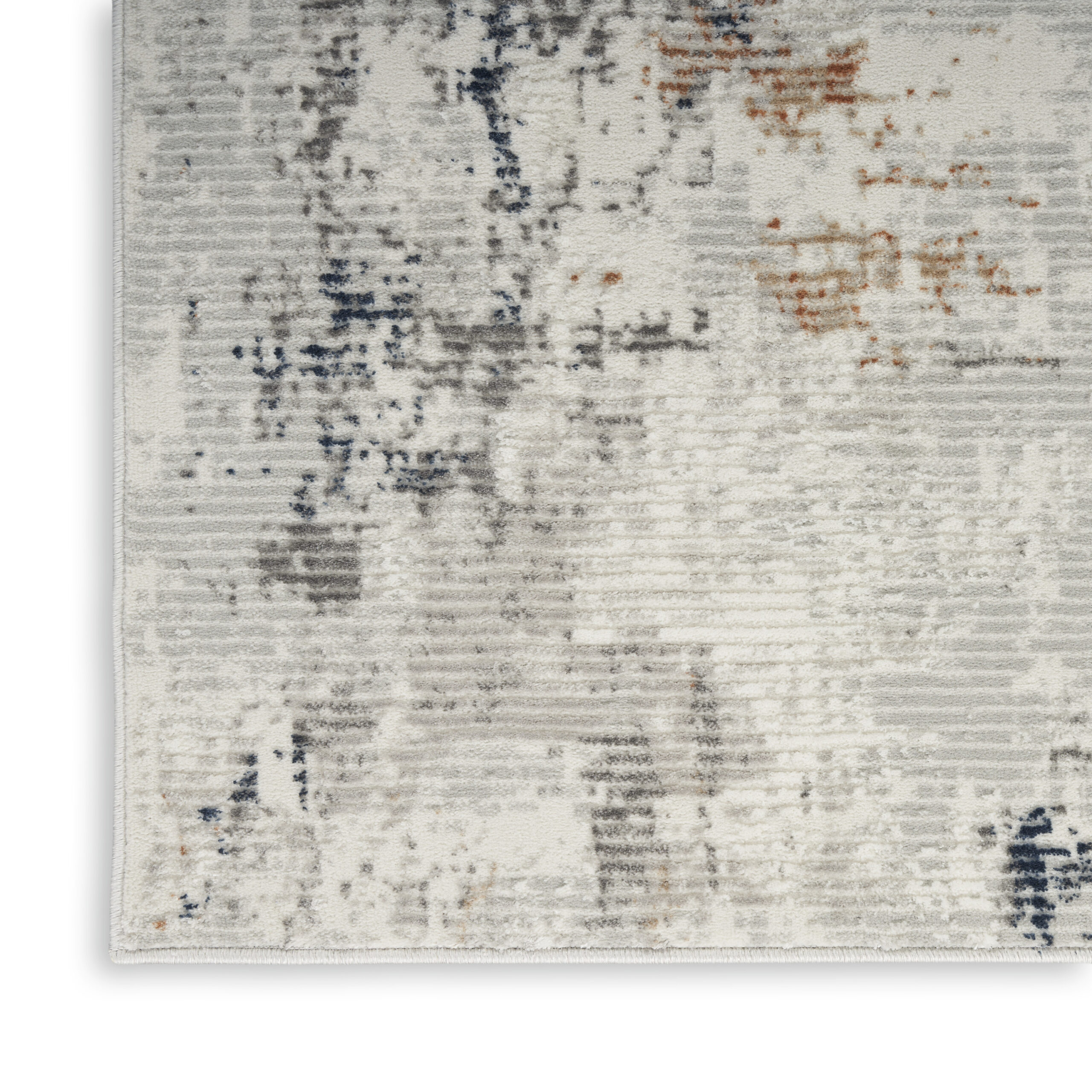 Nourison Home Texture HMT04 Grey Blue Area Rug - Image 2
