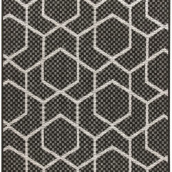 Nourison Horizon Indoor/Outdoor HOZ01 Black Area Rug