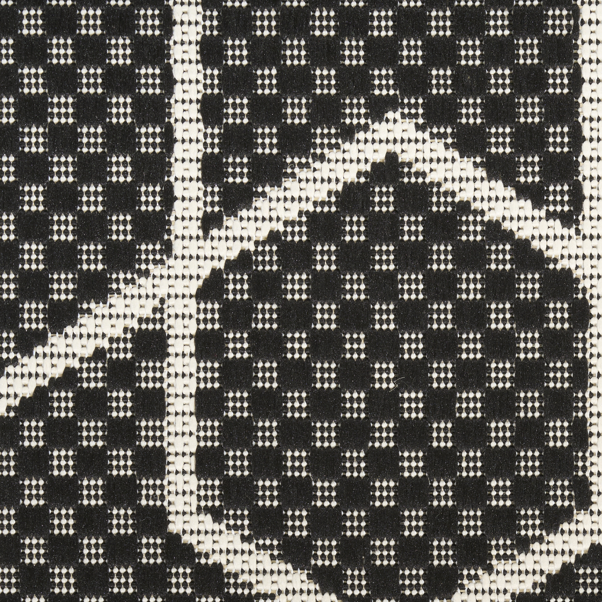 Nourison Horizon Indoor/Outdoor HOZ01 Black Area Rug - Image 4