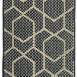 Nourison Horizon Indoor/Outdoor HOZ01 Charcoal Area Rug