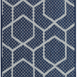 Nourison Horizon Indoor/Outdoor HOZ01 Navy Area Rug