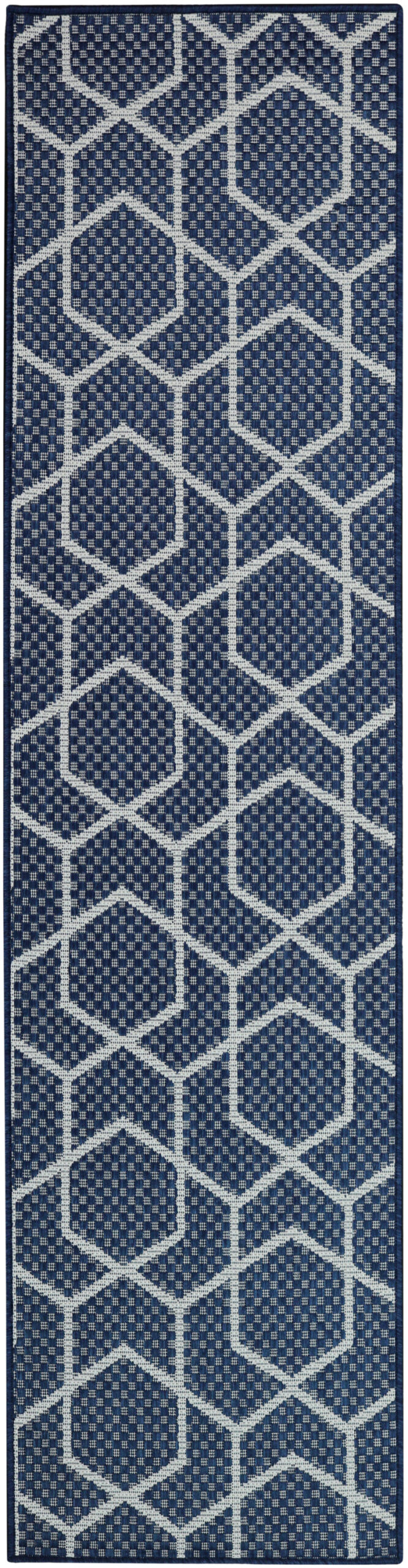 Nourison Horizon Indoor/Outdoor HOZ01 Navy Area Rug