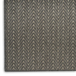 Alternative view of Nourison Horizon Indoor/Outdoor HOZ02 Charcoal Area Rug