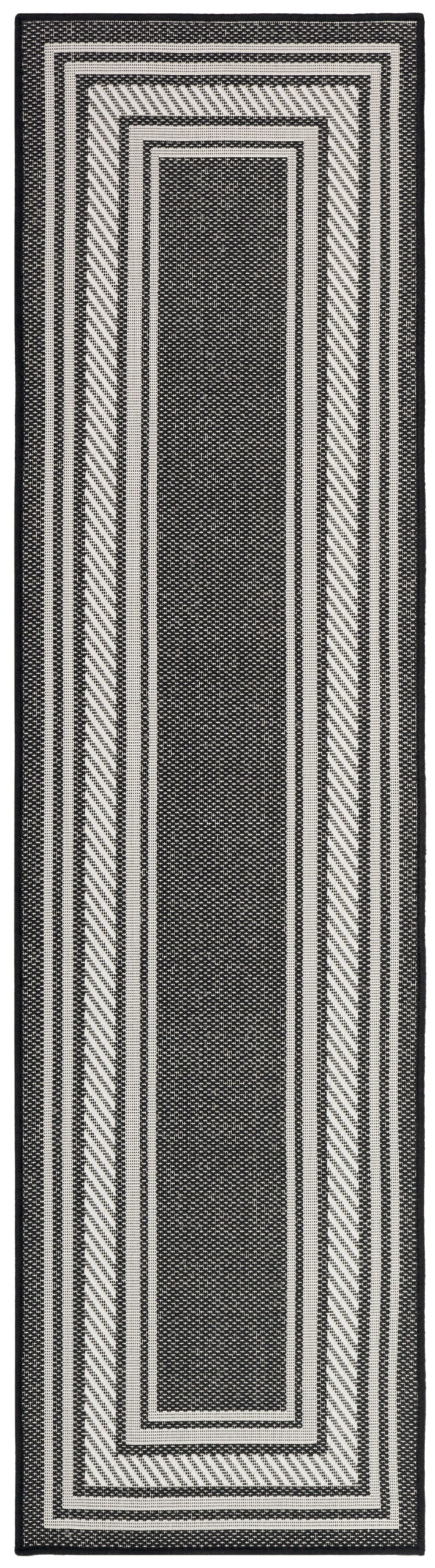 Nourison Horizon Indoor/Outdoor HOZ03 Black Area Rug