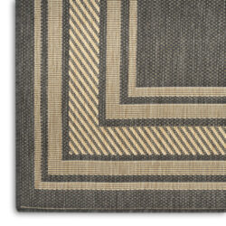 Alternative view of Nourison Horizon Indoor/Outdoor HOZ03 Charcoal Area Rug