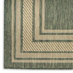 Alternative view of Nourison Horizon Indoor/Outdoor HOZ03 Green Area Rug