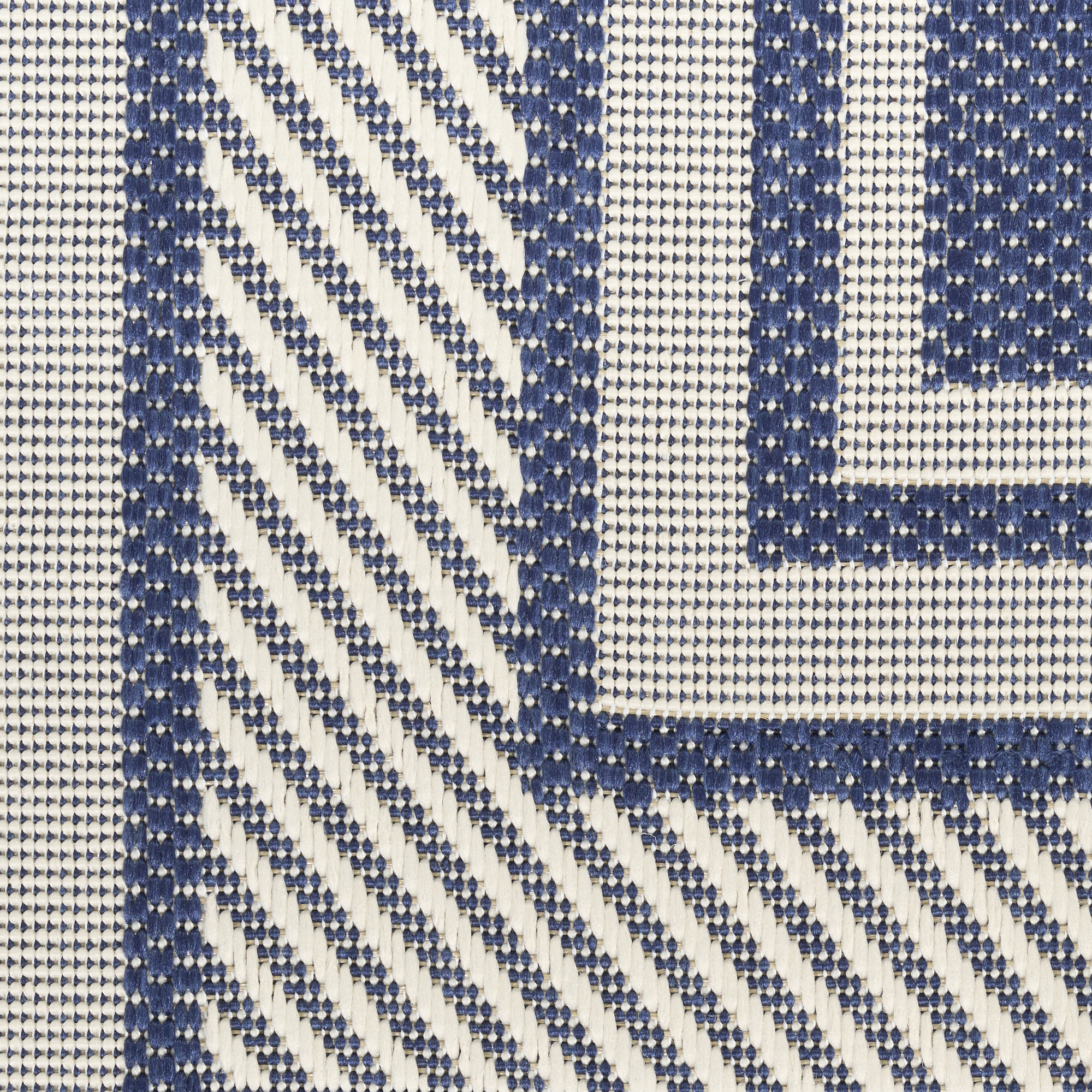 Nourison Horizon Indoor/Outdoor HOZ03 Navy Area Rug - Image 4