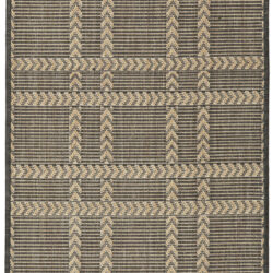 Nourison Horizon Indoor/Outdoor HOZ04 Charcoal Area Rug