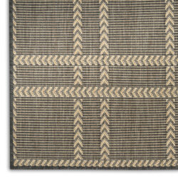 Alternative view of Nourison Horizon Indoor/Outdoor HOZ04 Charcoal Area Rug