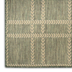 Alternative view of Nourison Horizon Indoor/Outdoor HOZ04 Green Area Rug