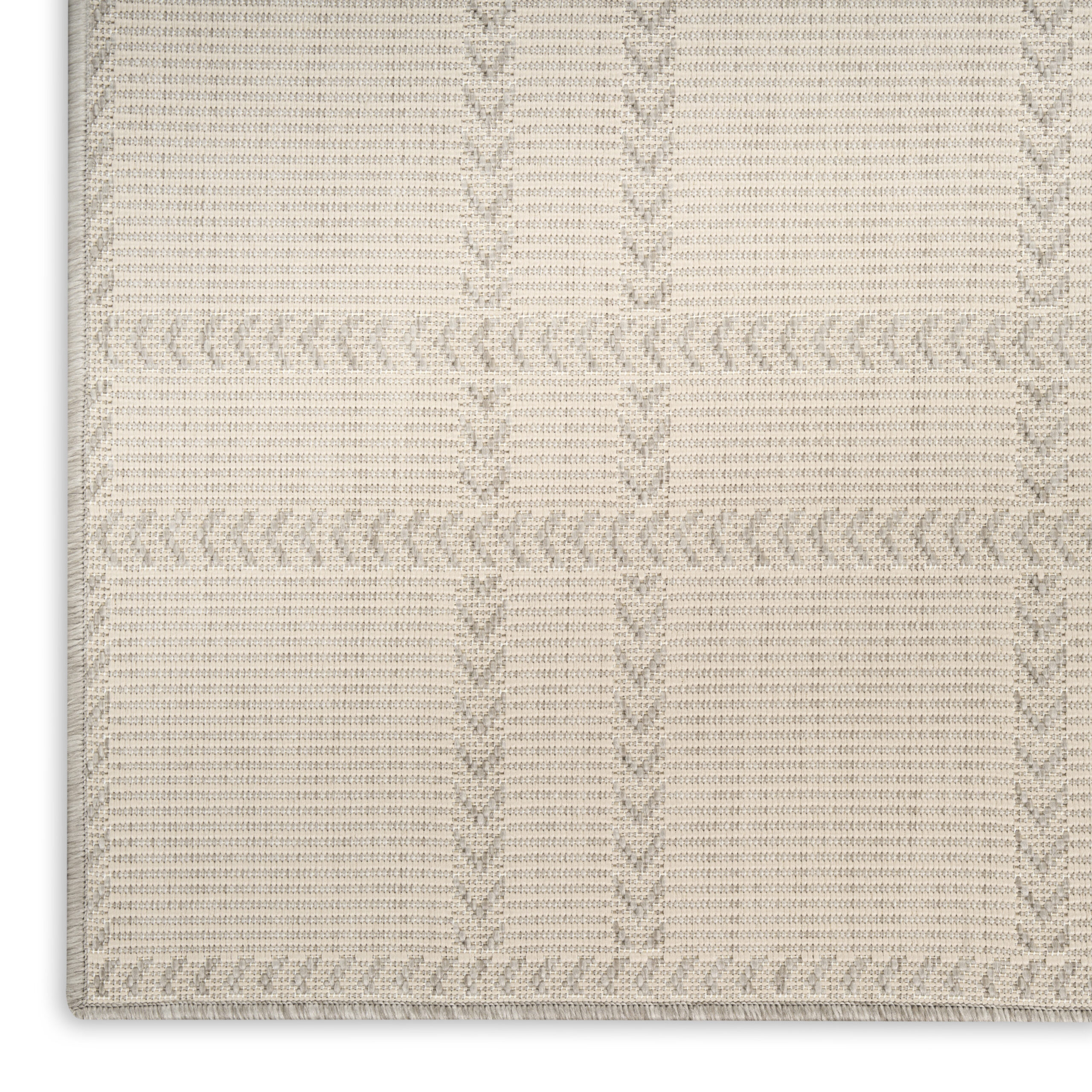 Nourison Horizon Indoor/Outdoor HOZ04 Grey Area Rug - Image 2