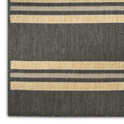 Alternative view of Nourison Horizon Indoor/Outdoor HOZ05 Charcoal Area Rug