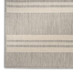 Alternative view of Nourison Horizon Indoor/Outdoor HOZ05 Grey Area Rug