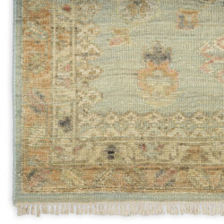 Alternative view of Nourison Heritage Vine HTV02 Light Blue Area Rug