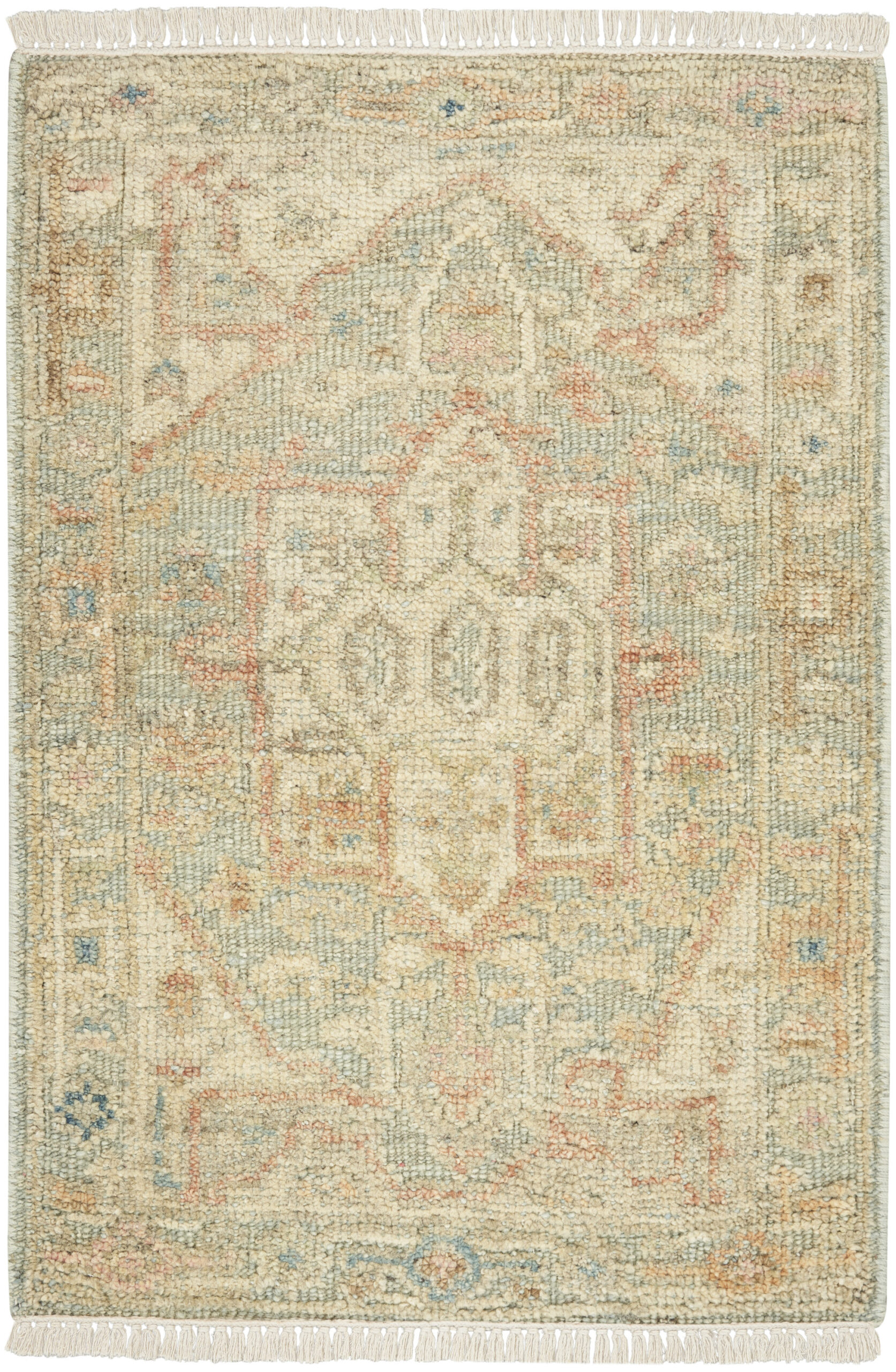 Nourison Heritage Vine HTV03 Light Blue Area Rug