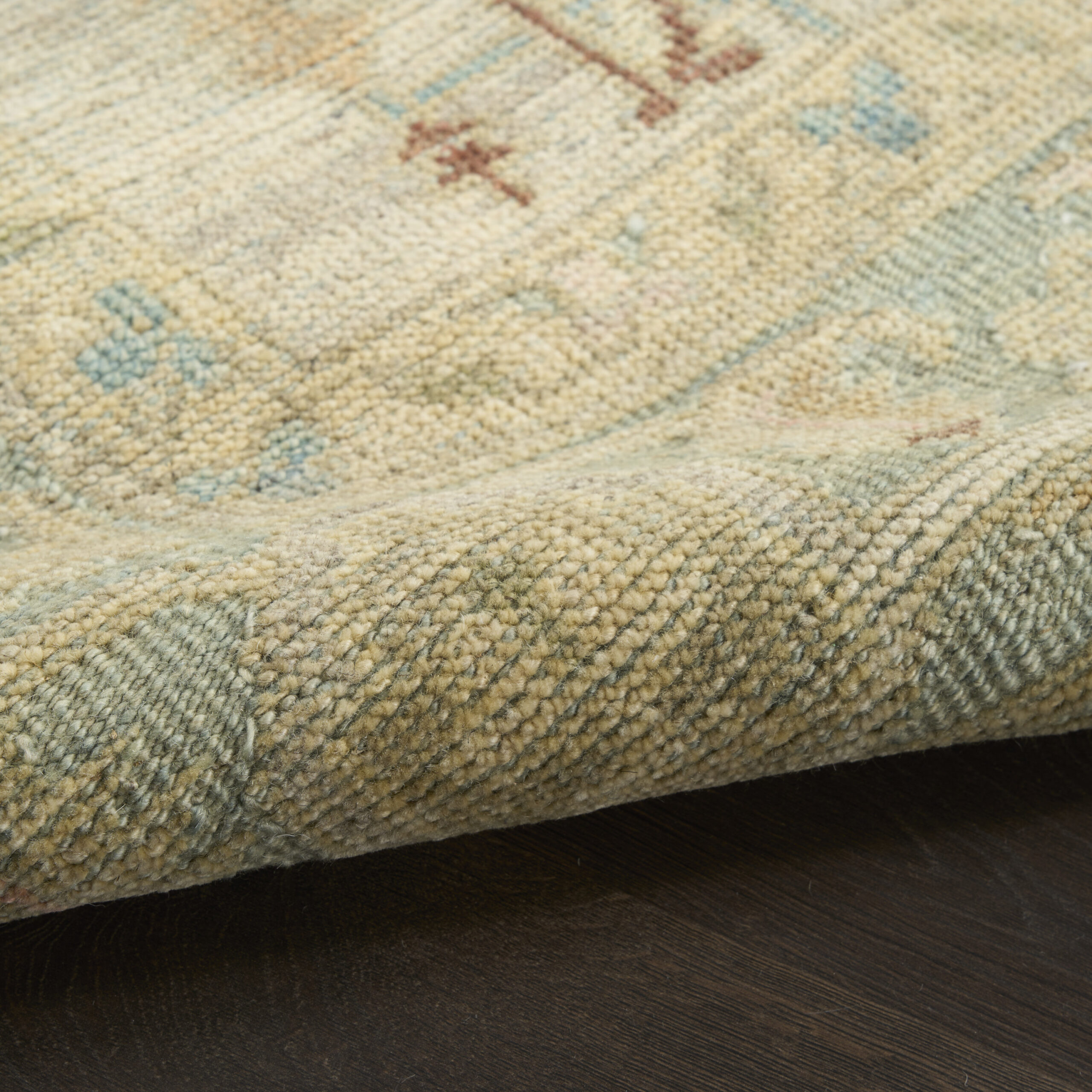 Nourison Heritage Vine HTV03 Light Blue Area Rug - Image 3