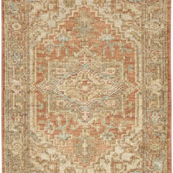 Nourison Heritage Vine HTV06 Rust Area Rug