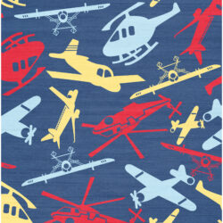 Nourison Imagination IMA06 Navy Multicolor Area Rug