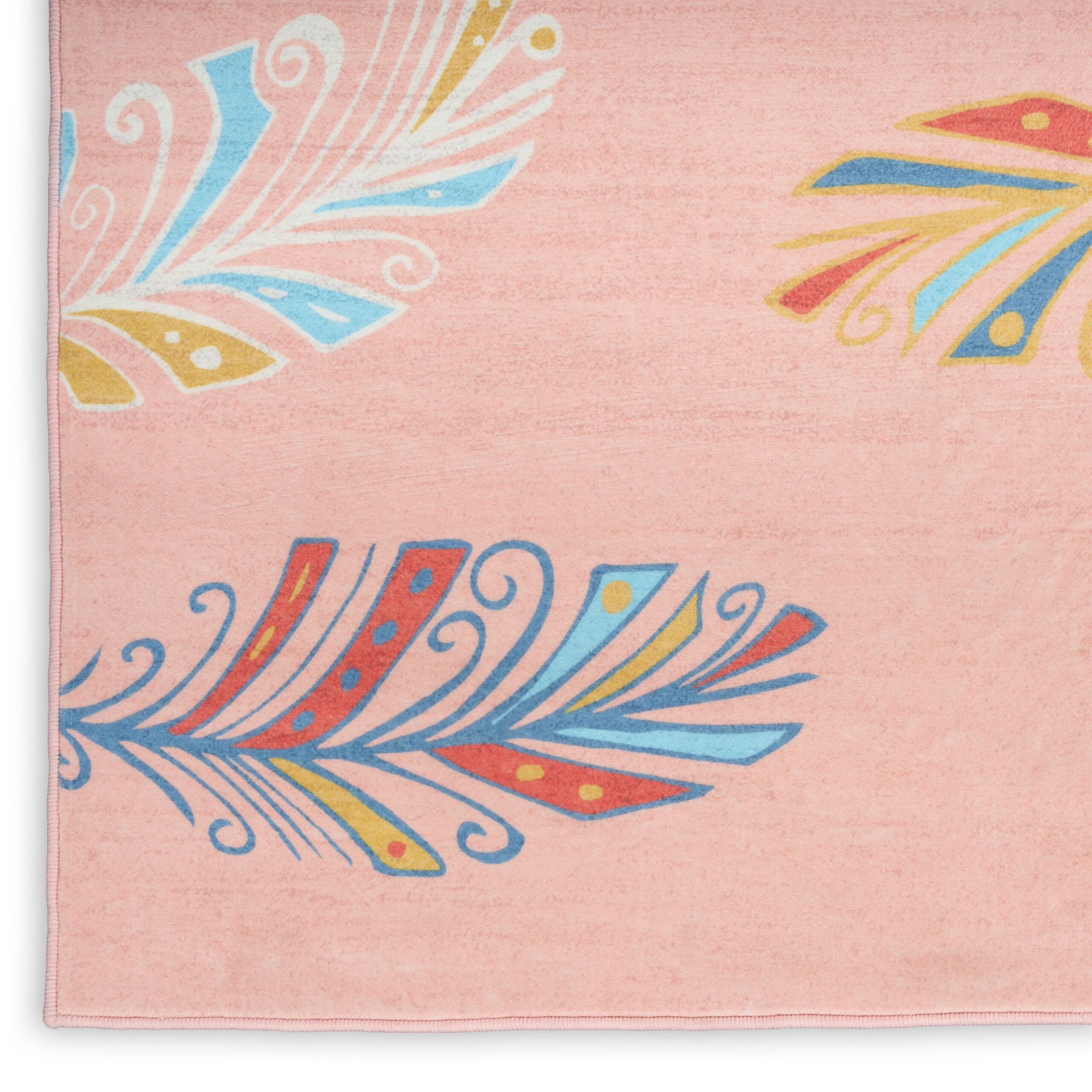 Nourison Imagination IMA12 Pink Multicolor Area Rug - Image 2