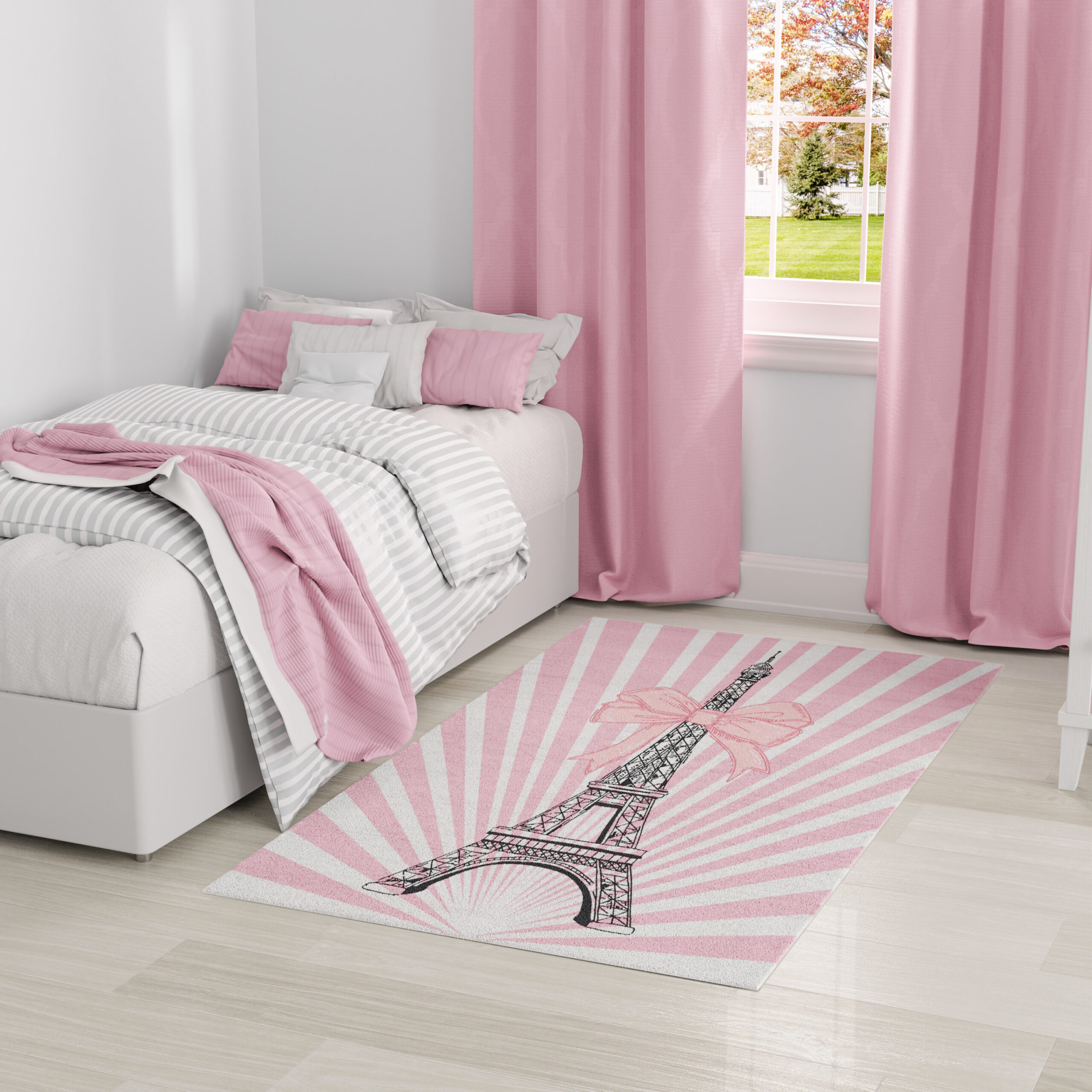 Nourison Imagination IMA17 Pink Area Rug - Image 5