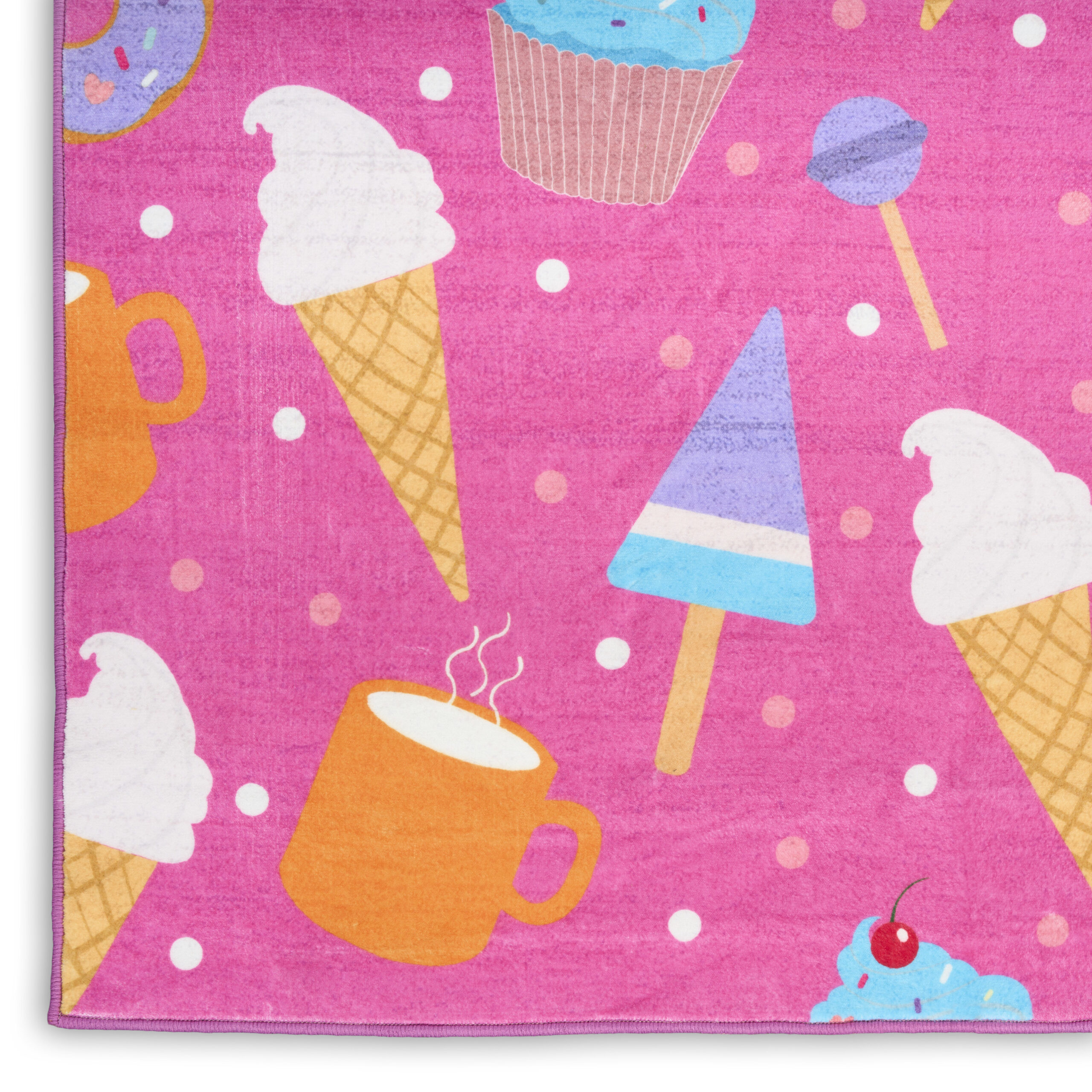 Nourison Imagination IMA19 Pink Multicolor Area Rug - Image 2