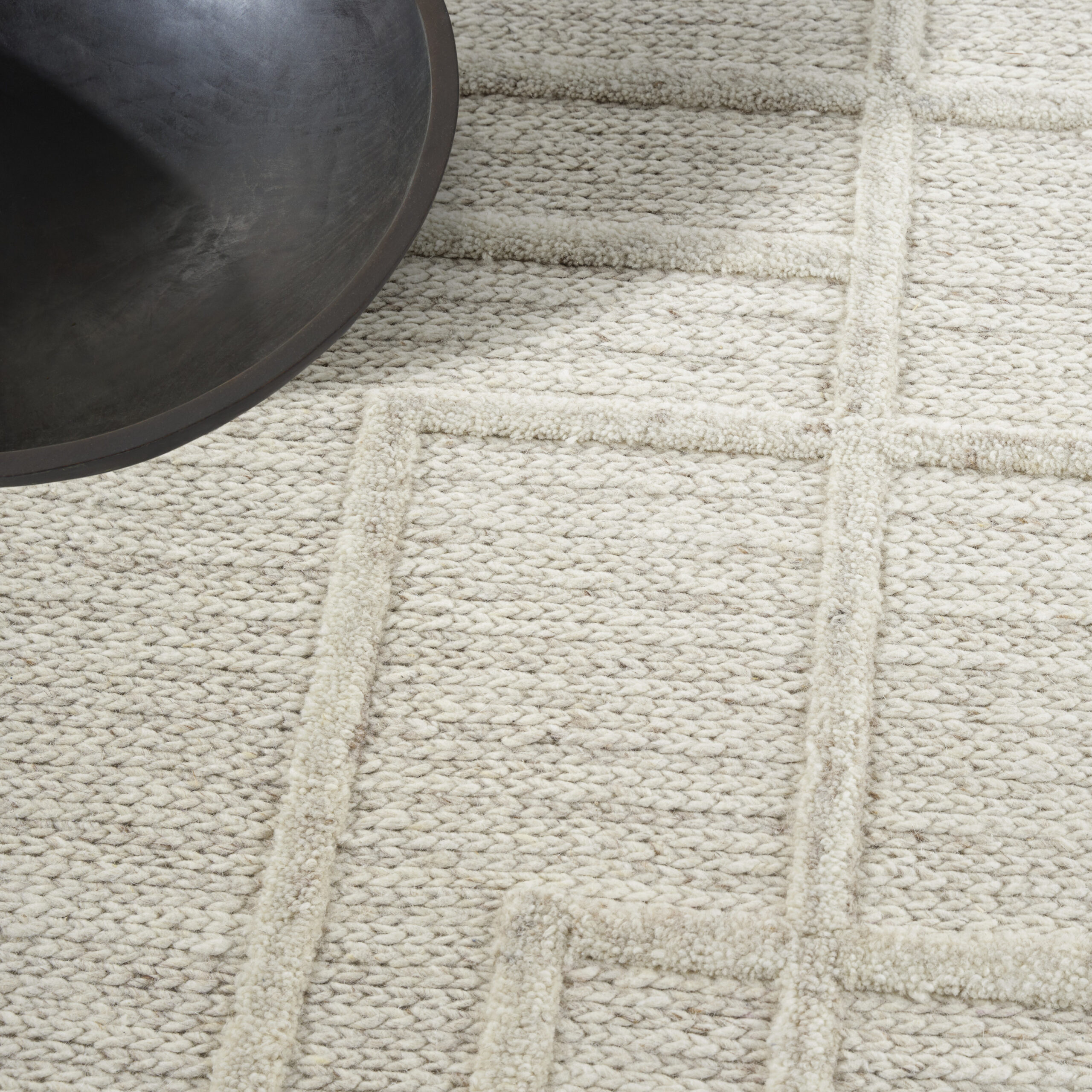 Calvin Klein CK045 Impressions IMP01 Ivory Area Rug - Image 6