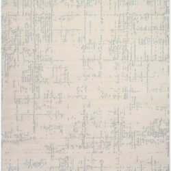 Nourison Ivory Hues IVH01 Ivory Grey Area Rug