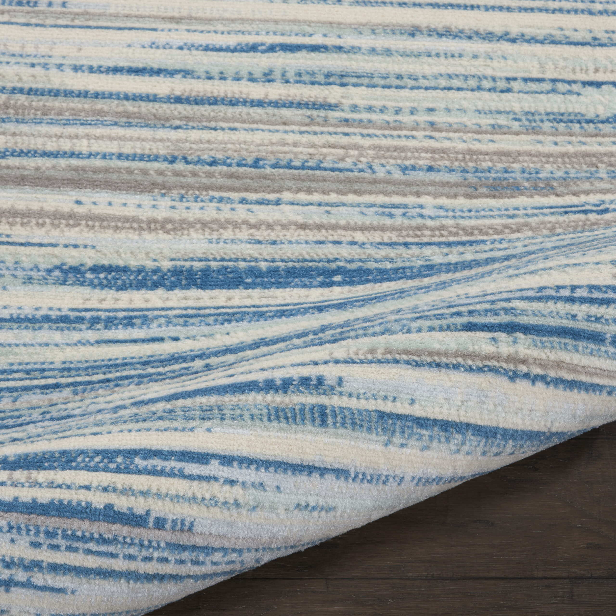 Nourison Jubilant JUB04 Blue Area Rug - Image 3