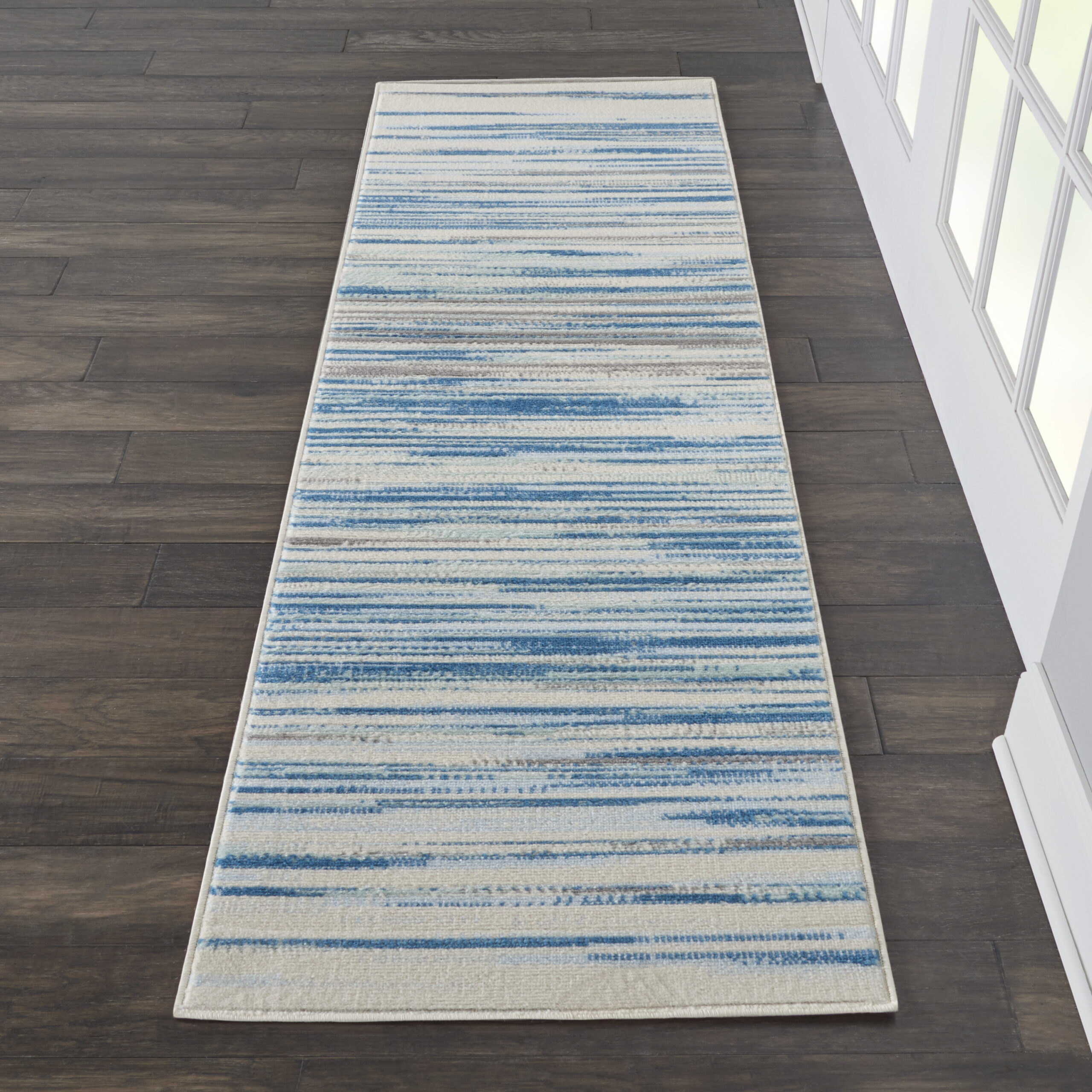 Nourison Jubilant JUB04 Blue Area Rug - Image 5