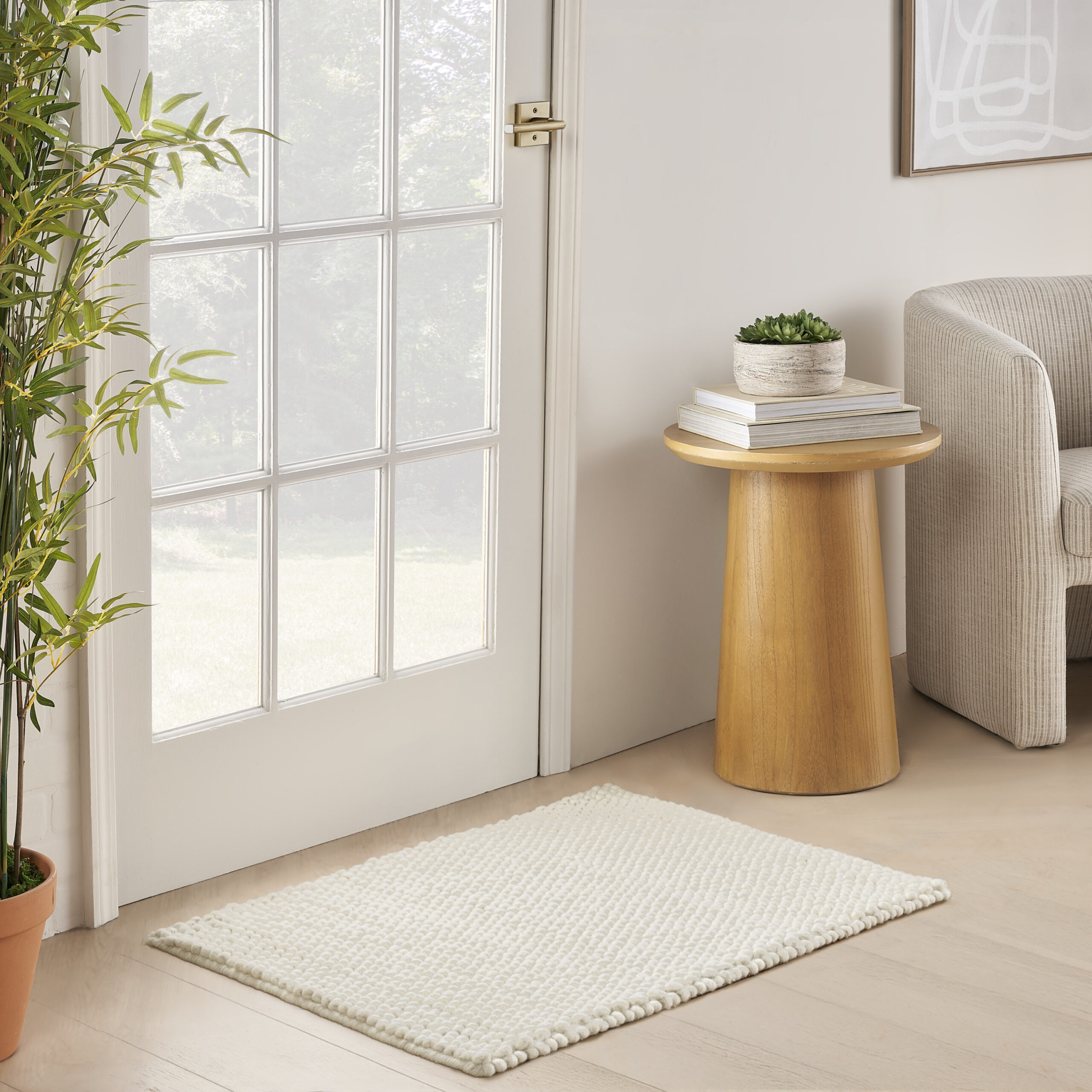 DKNY Pure Knots KNT01 Ivory Area Rug - Image 5