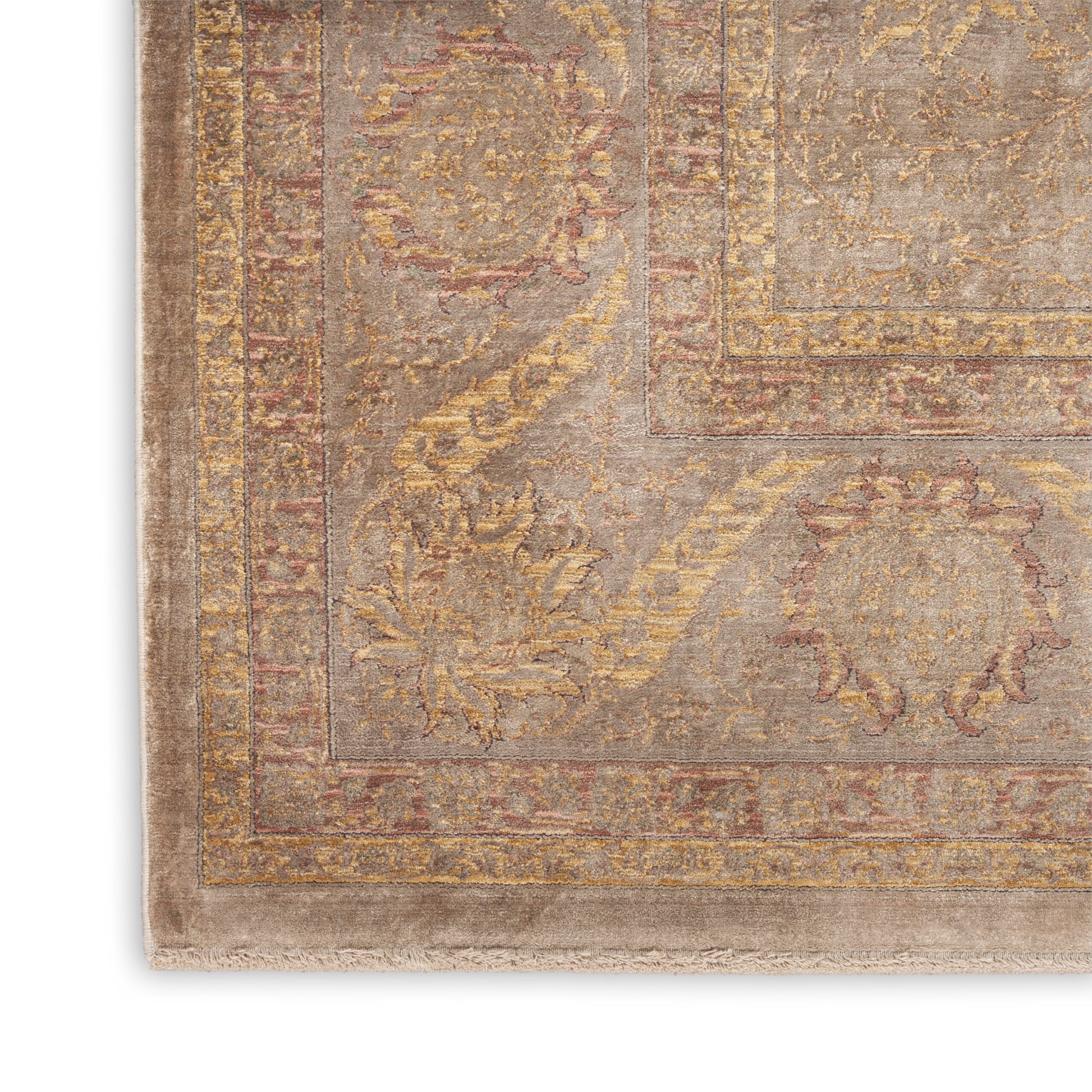 Nourison Luxurious LRS02 Taupe Area Rug - Image 2