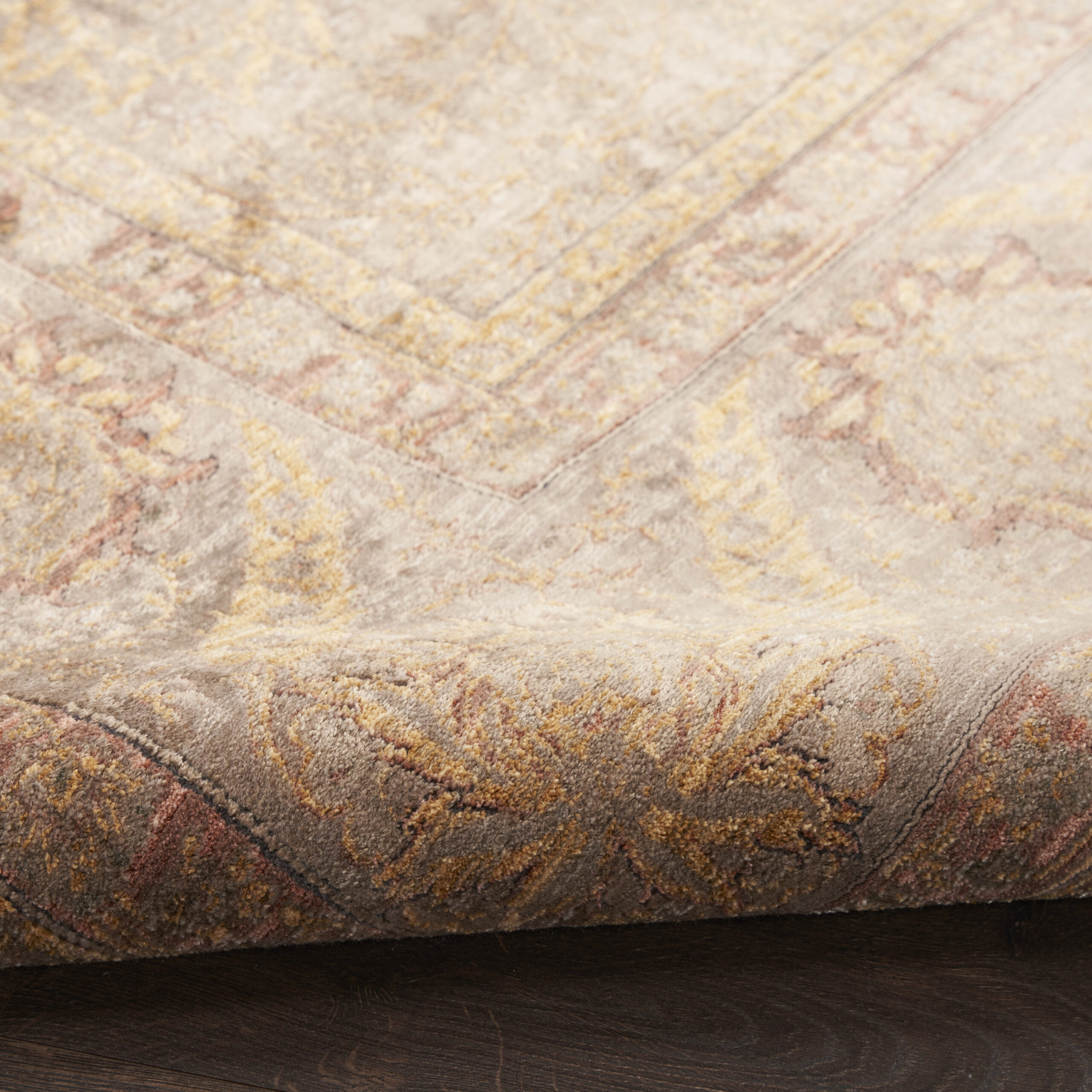 Nourison Luxurious LRS02 Taupe Area Rug - Image 3