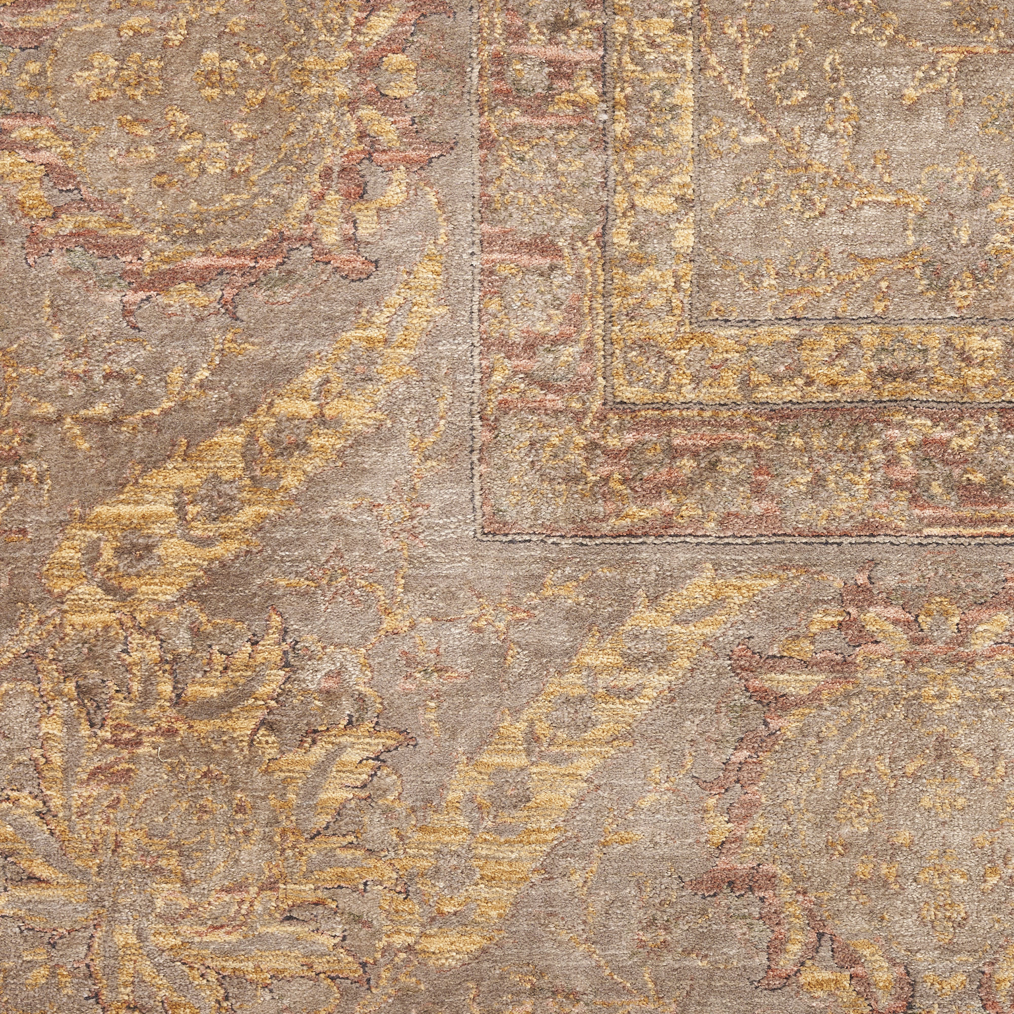 Nourison Luxurious LRS02 Taupe Area Rug - Image 4