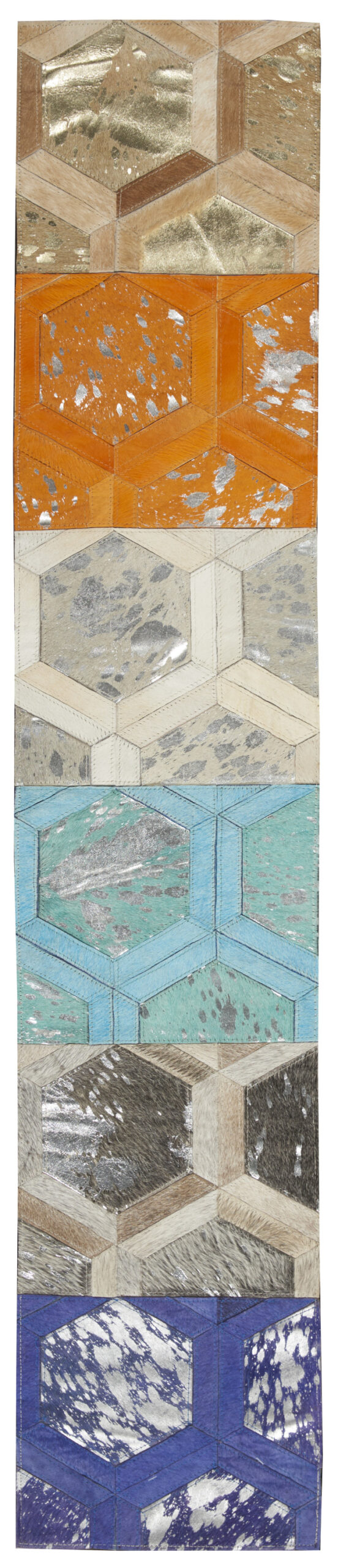 Michael Amini City Chic MA100 AMBER, TANGERINE, SNOW, TURQUOISE, SILVER, COBALT Area Rug