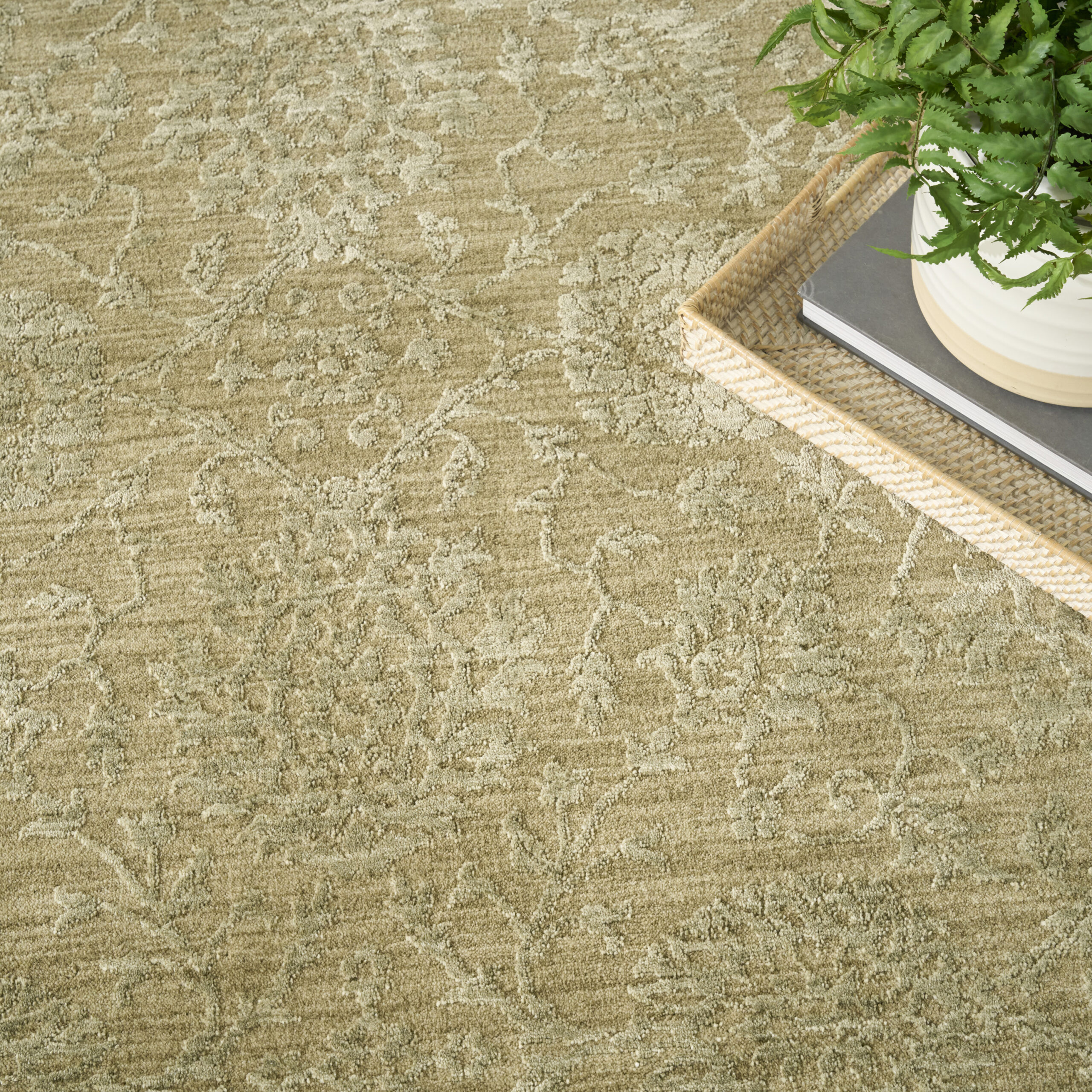 Nourison Moonlit MLI03 Green Area Rug - Image 6