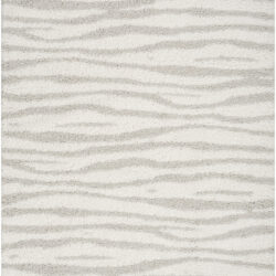 Nourison Modern Shag MMD05 Ivory Grey Area Rug