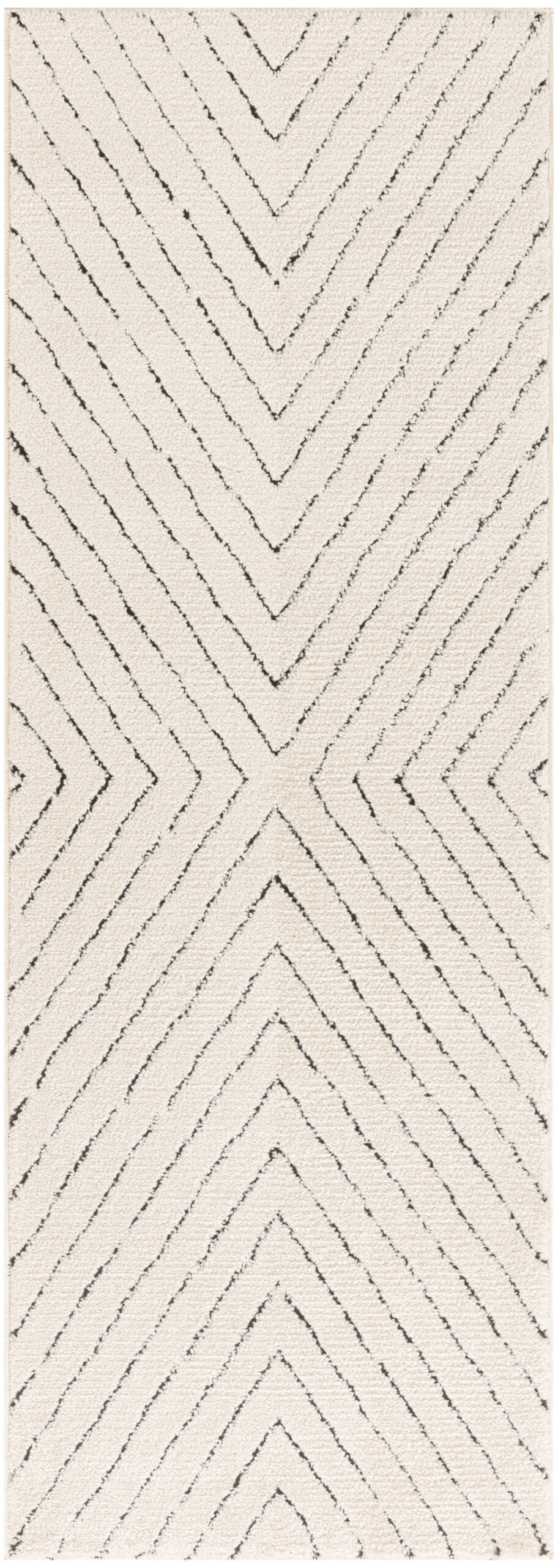 Nourison Modern Comfort MNC01 Ivory Black Area Rug