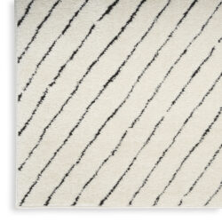 Alternative view of Nourison Modern Comfort MNC01 Ivory Black Area Rug