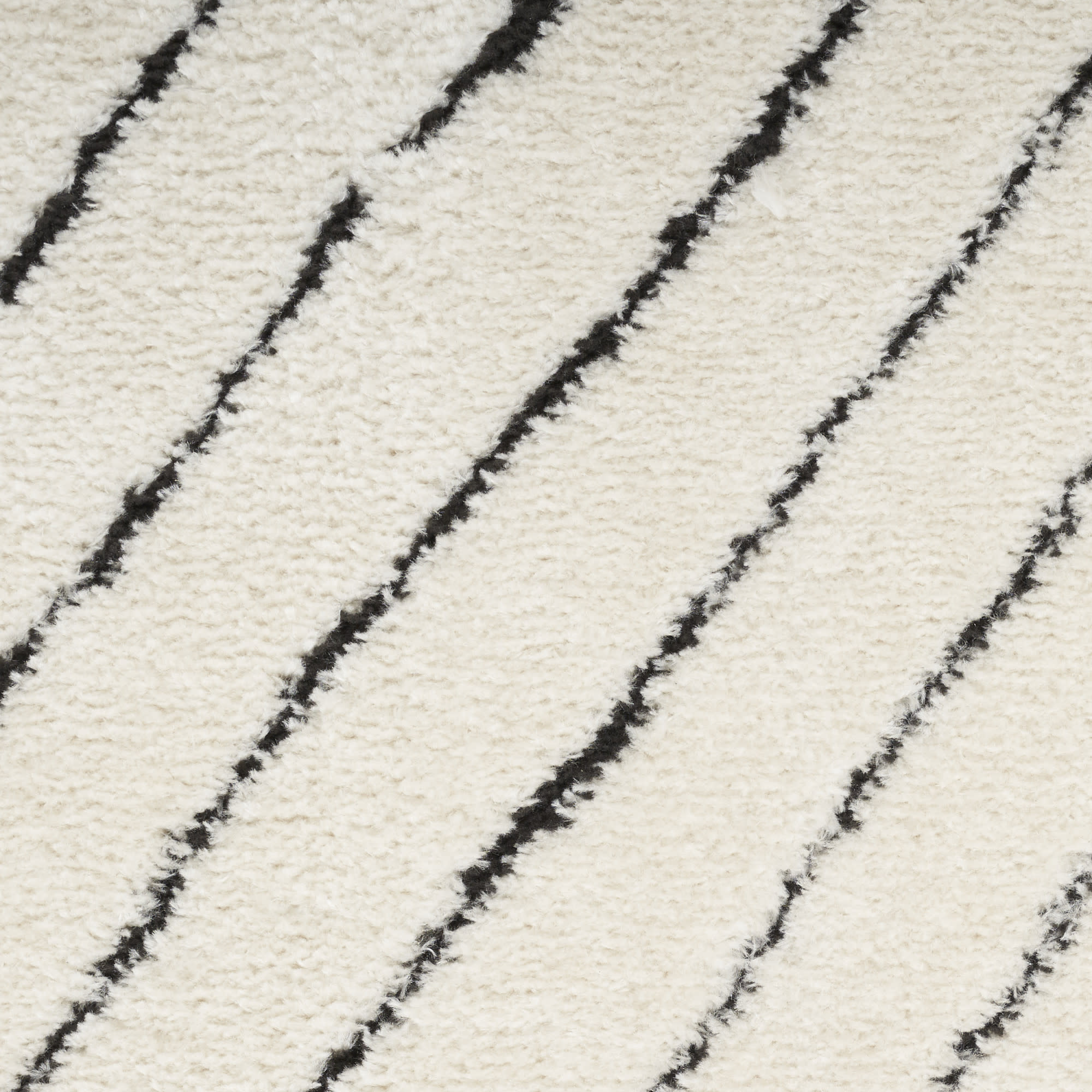 Nourison Modern Comfort MNC01 Ivory Black Area Rug - Image 4