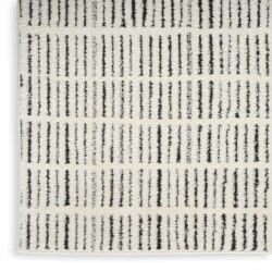 Alternative view of Nourison Modern Comfort MNC03 Ivory Black Area Rug