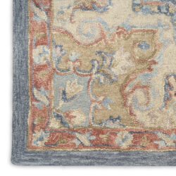 Alternative view of Nourison Maison MSO06 Blue Ivory Area Rug