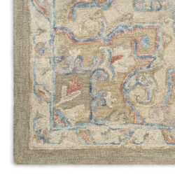 Alternative view of Nourison Maison MSO06 Green Ivory Area Rug